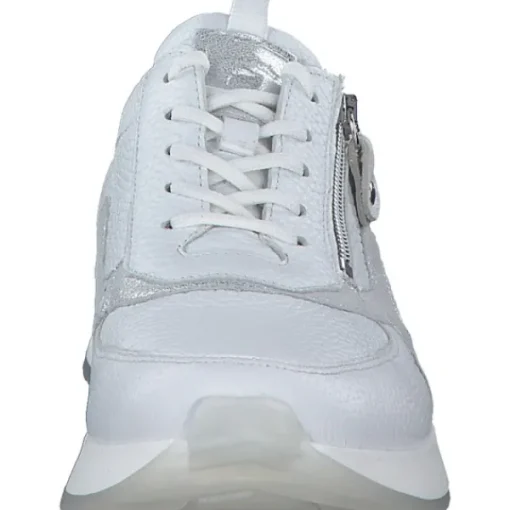 Damen Waldläufer Klassische- & Business Schuhe<Vicky 752002, Schnürschuhe, Damen, WEISS SILBER