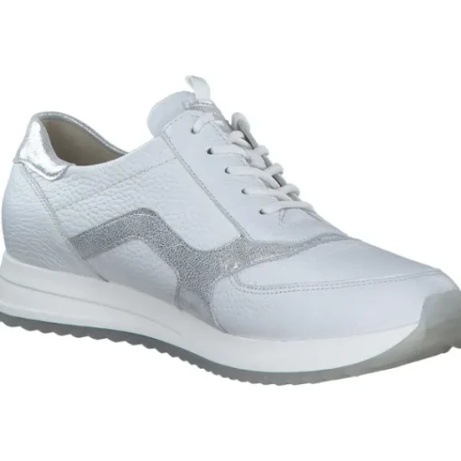 Damen Waldläufer Klassische- & Business Schuhe<Vicky 752002, Schnürschuhe, Damen, WEISS SILBER